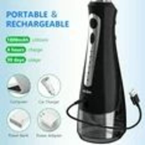 Water Flosser Waterpik Teeth Cleaner Cordless and Rechargeable - Picture 6 of 7